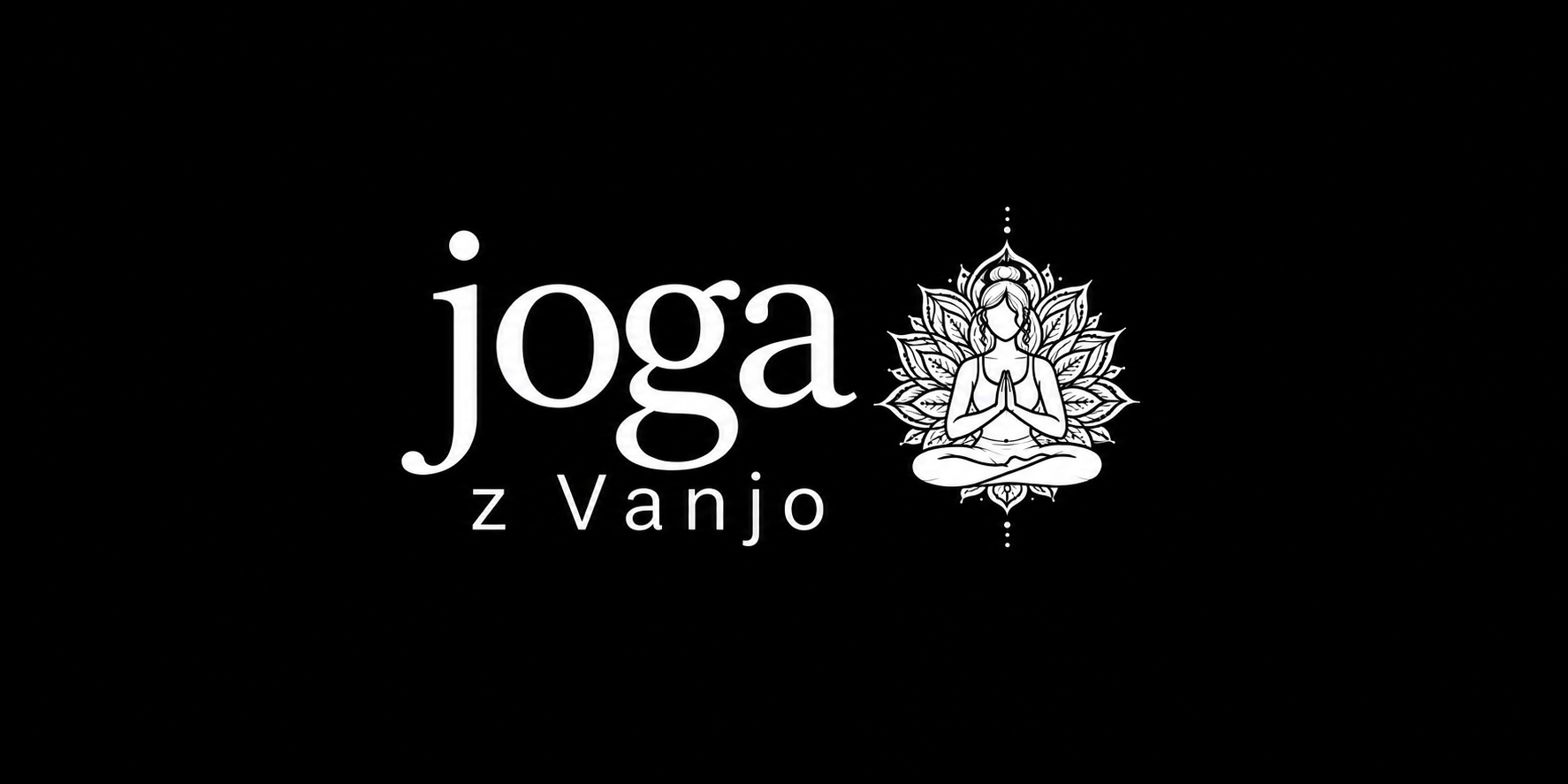 Joga z Vanjo – logotip z mandalo